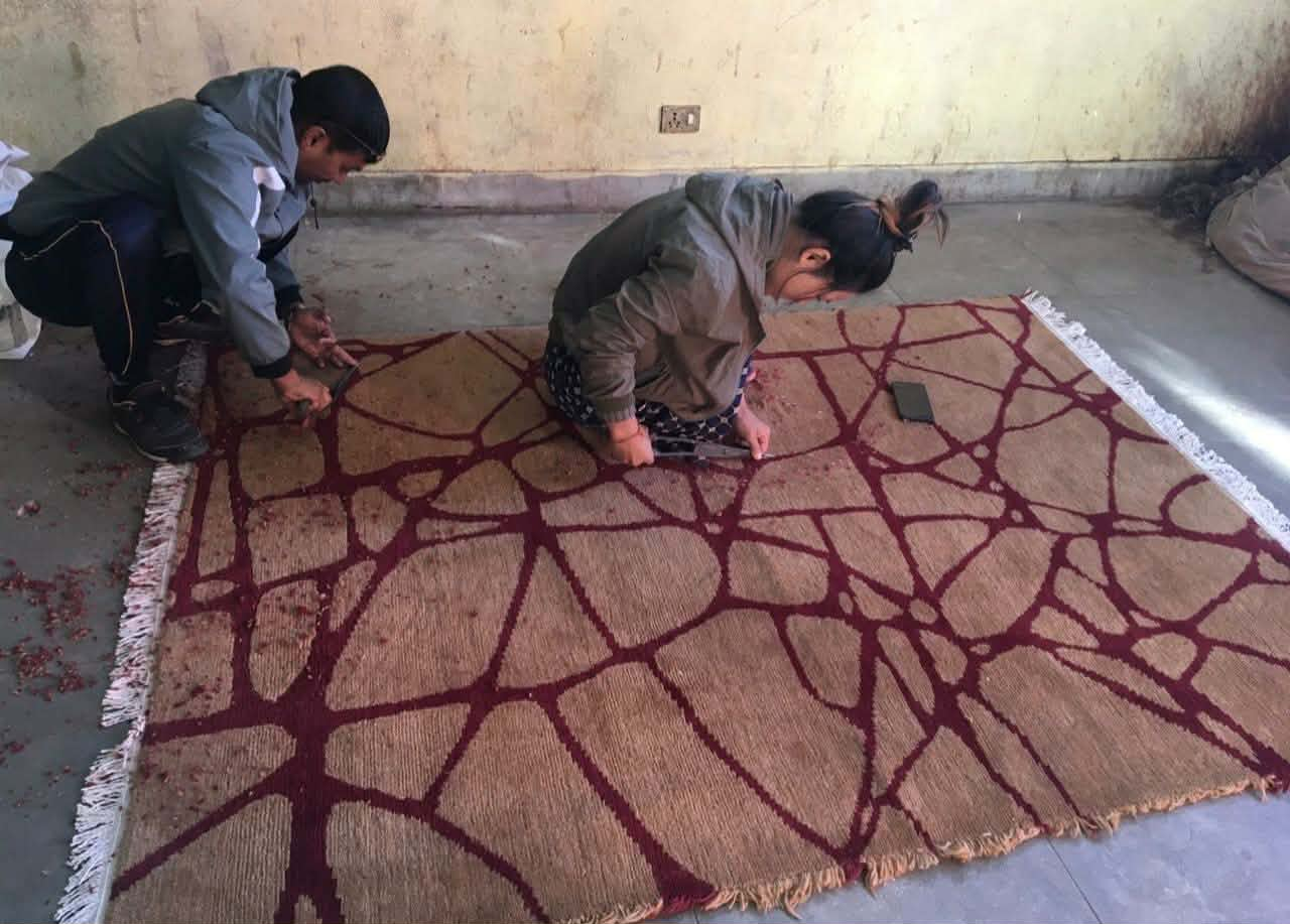 Traditional Weaving at Star Rugs Nepal
